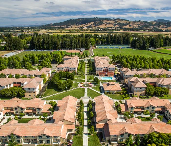 Campus aerial view