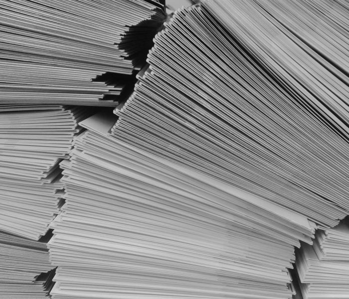 Stack of forms