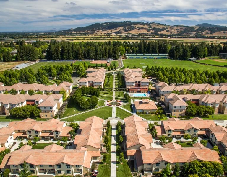 Campus aerial view