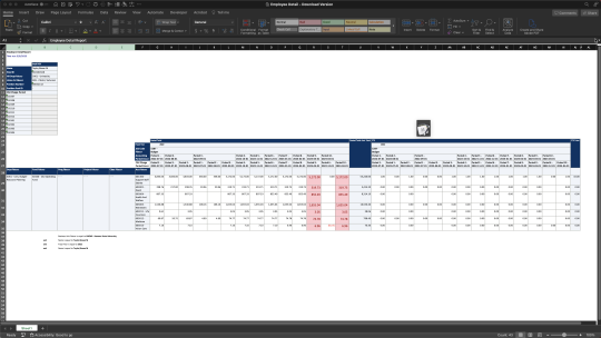 Open file in Excel and highlight values that need to be adjusted.